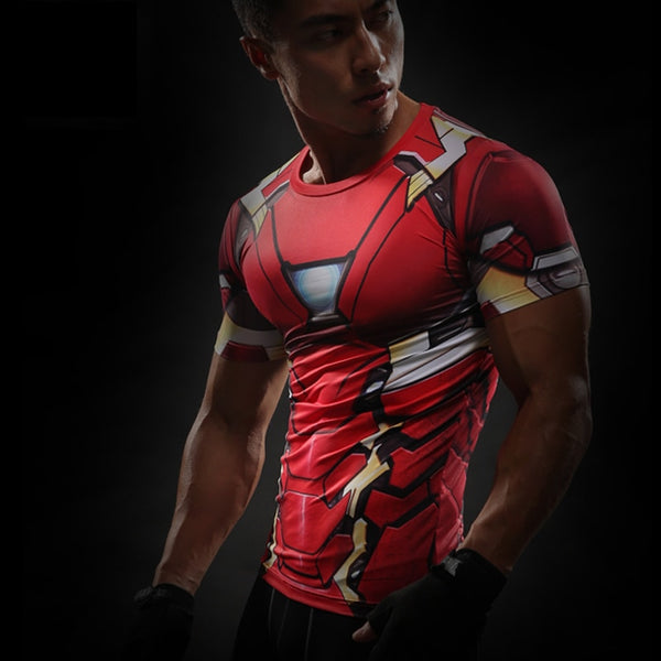 Tee shirt fitness Iron-Man Infinity War