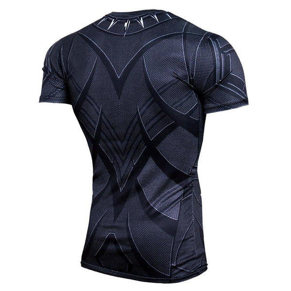Tee shirt fitness Black Panther New