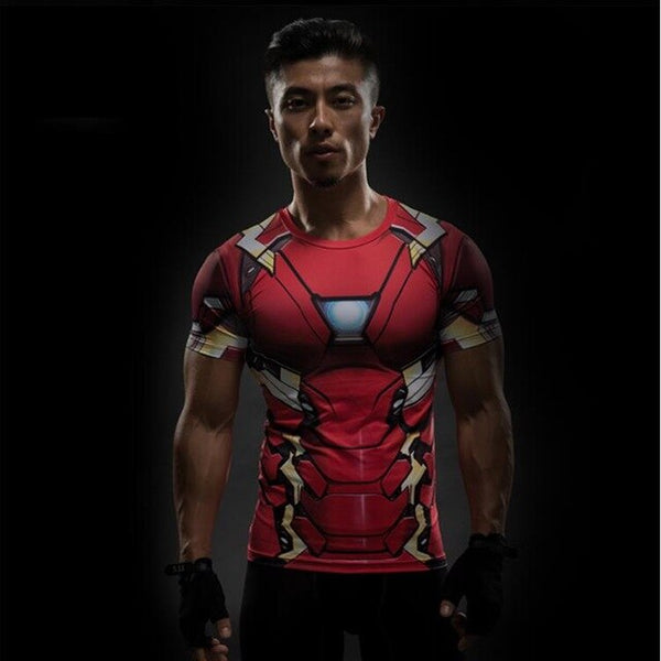 Tee shirt fitness Iron-Man Infinity War