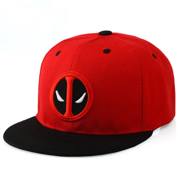 Casquette snapback rouge et noire Deadpool