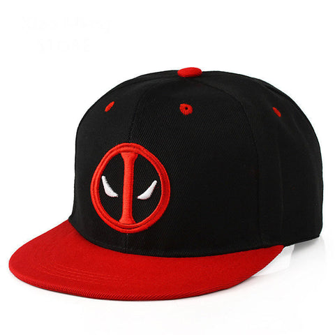 Casquette snapback noire et rouge Deadpool