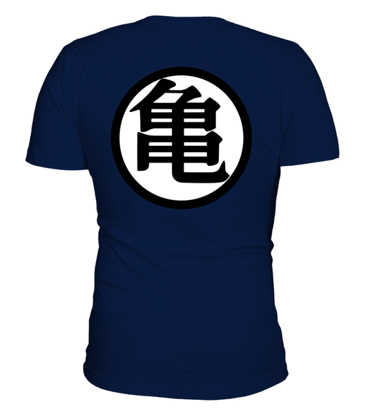 Tee shirt col rond kanji entrainement de la tortue