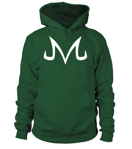 Hoodie logo Majin blanc