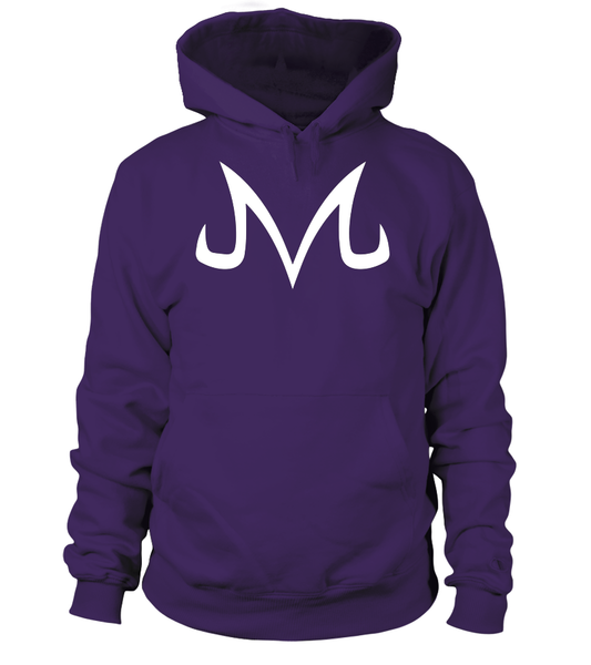Hoodie logo Majin blanc