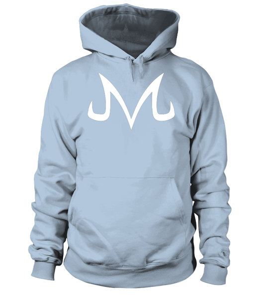 Hoodie logo Majin blanc