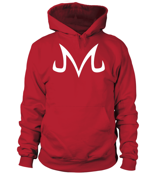 Hoodie logo Majin blanc