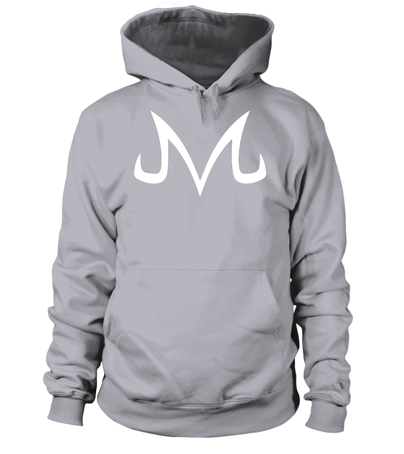 Hoodie logo Majin blanc
