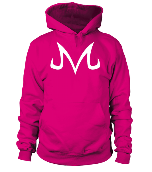 Hoodie logo Majin blanc