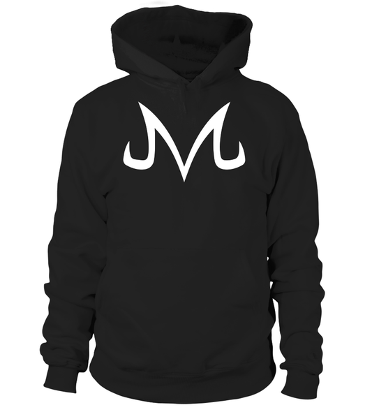 Hoodie logo Majin blanc