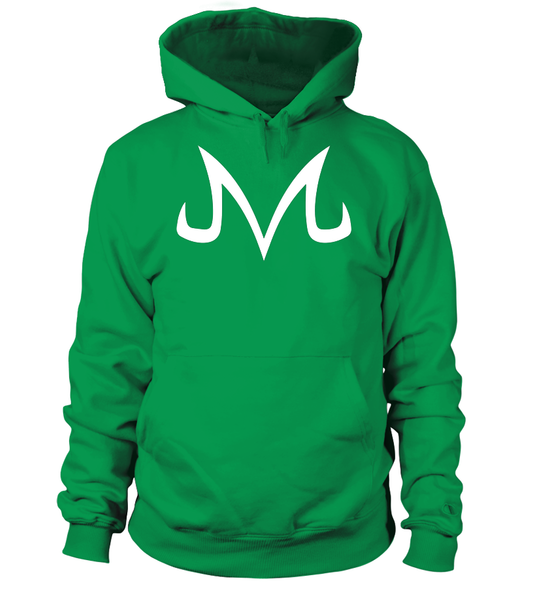 Hoodie logo Majin blanc