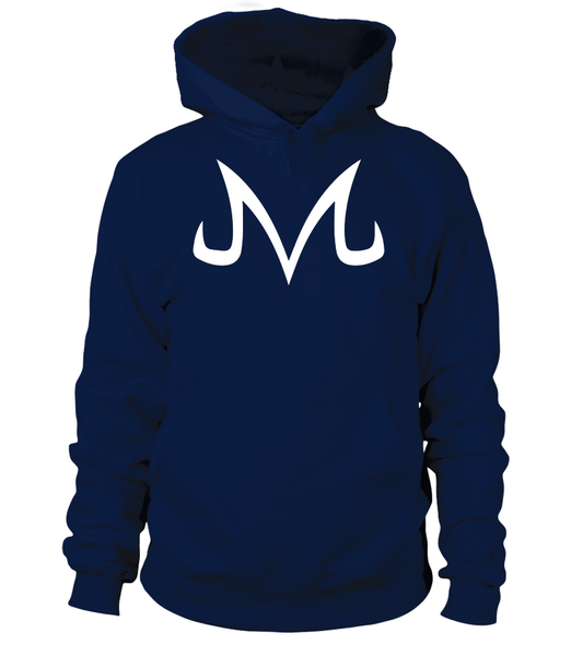 Hoodie logo Majin blanc