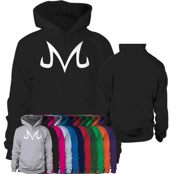 Hoodie logo Majin blanc