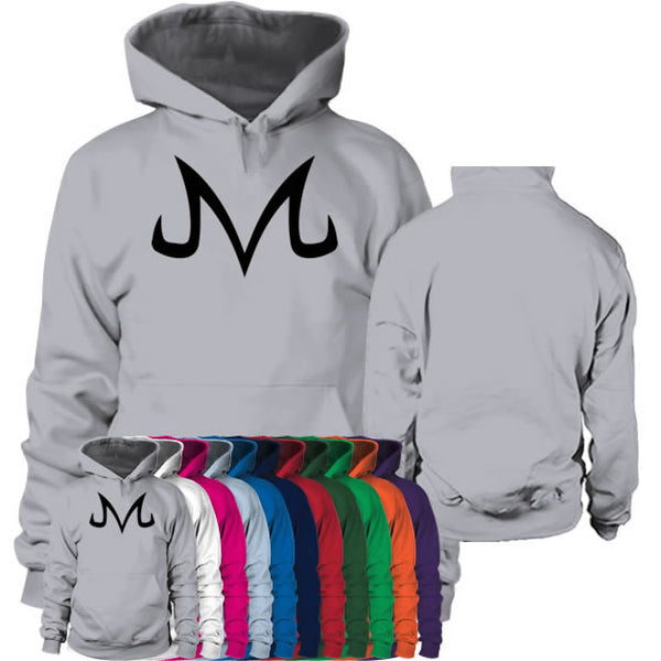 Hoodie logo Majin noir
