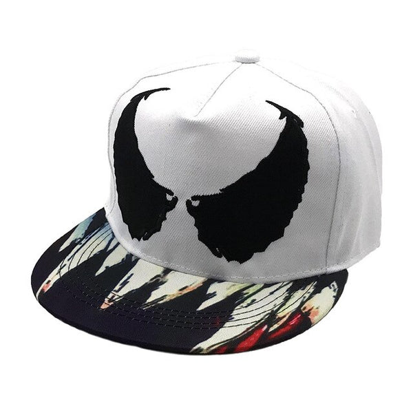 Casquette snapback blanche Venom