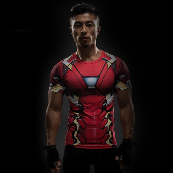 Tee shirt fitness Iron-Man Infinity War