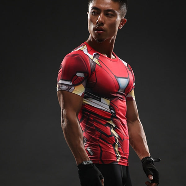 Tee shirt fitness Iron-Man Infinity War