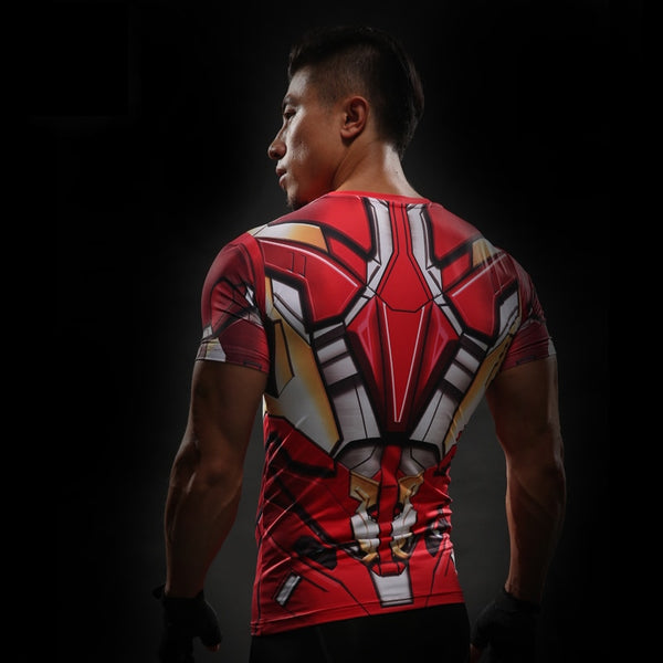 Tee shirt fitness Iron-Man Infinity War