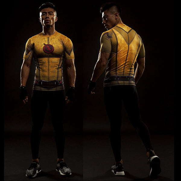 Tee shirt fitness négatif de Flash
