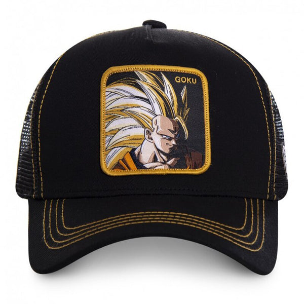 Casquette trucker noire Goku SSJ3