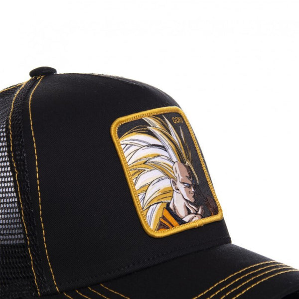 Casquette trucker noire Goku SSJ3