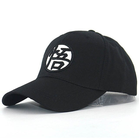 Casquette base ball noire kanji entrainement haute gravité