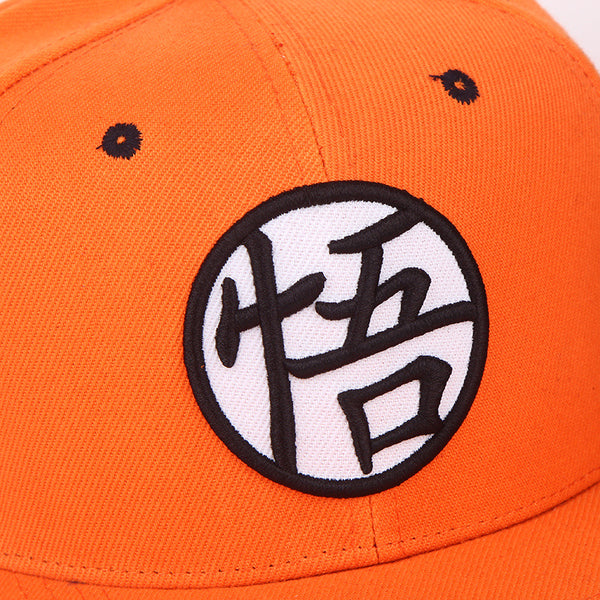Casquette snapback orange kanji entrainement haute gravité