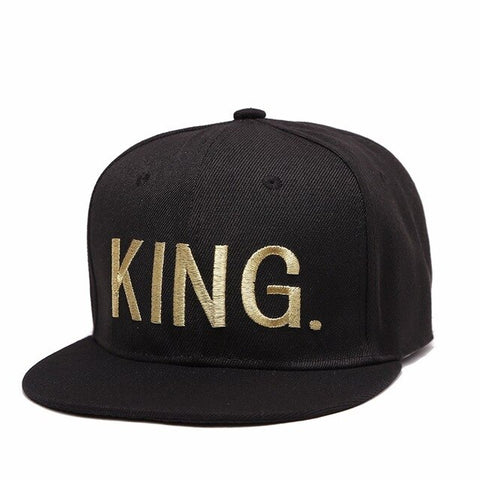 Casquette snapback noire poker king