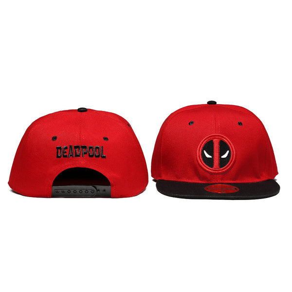 Casquette snapback rouge et noire Deadpool