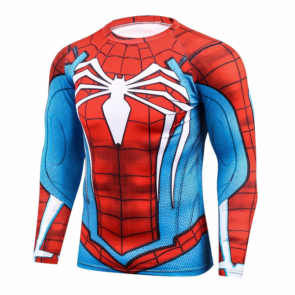 Tee shirt fitness manches longues Spider-Man version gaming
