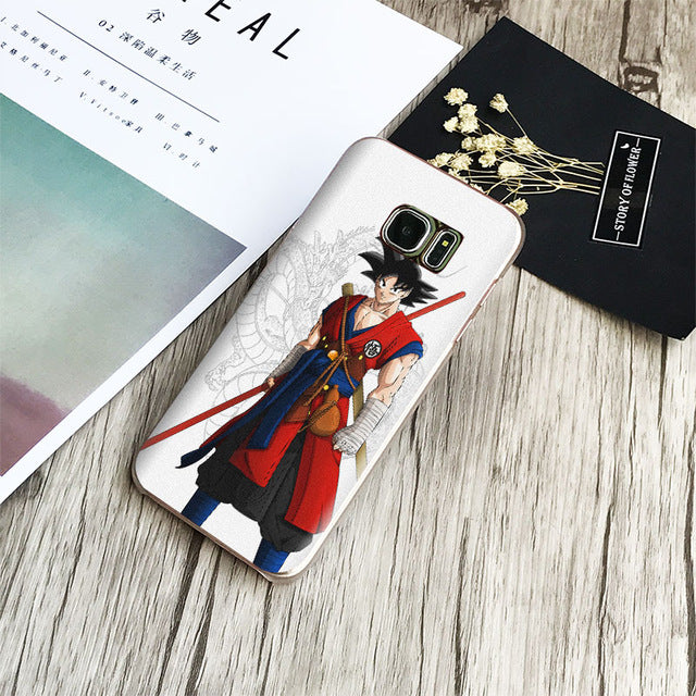 Coque de téléphone Son Goku en Samurai pour Samsung Galaxy