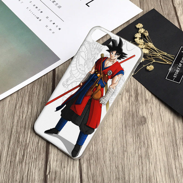 Coque de téléphone Son Goku en Samurai pour Apple iPhone