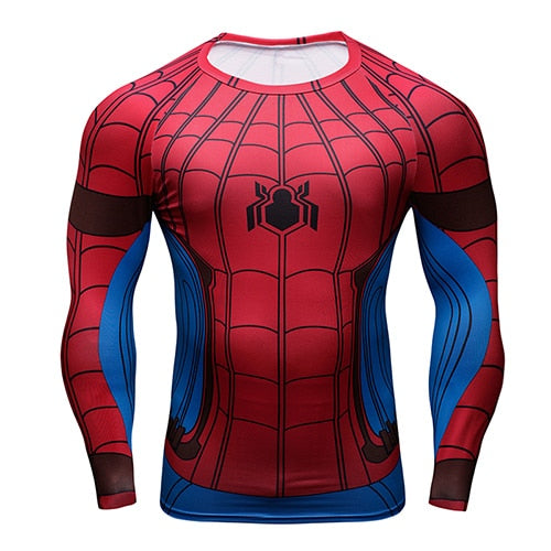 Tee shirt fitness manches longues Spider-Man Homecoming