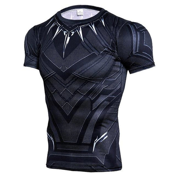 Tee shirt fitness Black Panther New