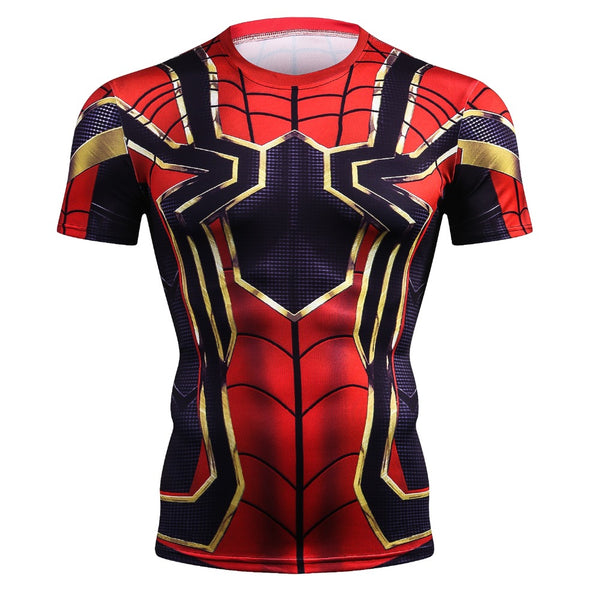 Tee shirt fitness Iron Spider