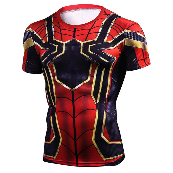 Tee shirt fitness Iron Spider