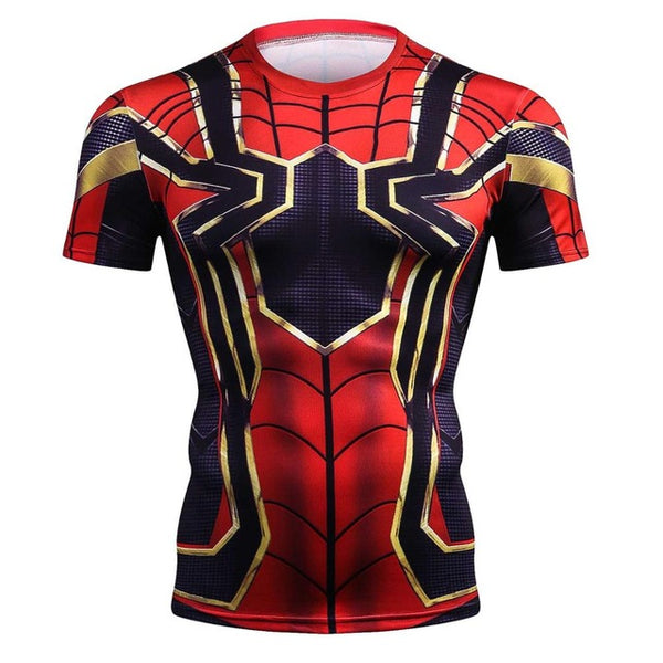 Tee shirt fitness Iron Spider