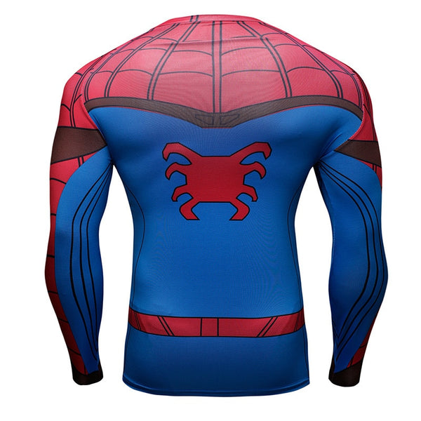 Tee shirt fitness manches longues Spider-Man Homecoming