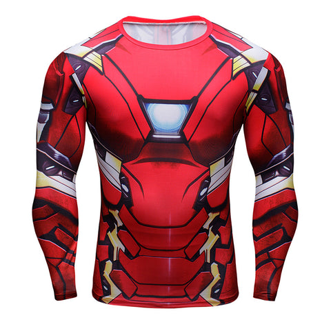 Tee shirt fitness manches longues Iron-Man Infinity War