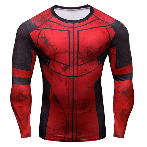 Tee shirt fitness manches longues Deadpool