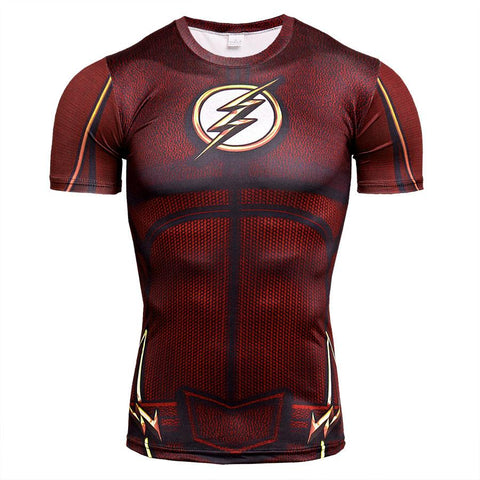 Tee shirt fitness rouge Flash