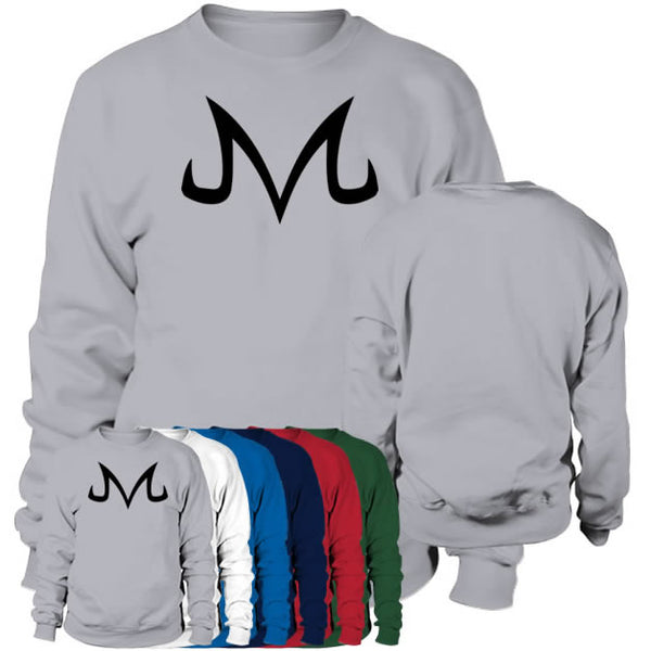 Sweat shirt logo Majin noir