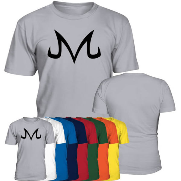 Tee shirt col rond logo Majin noir