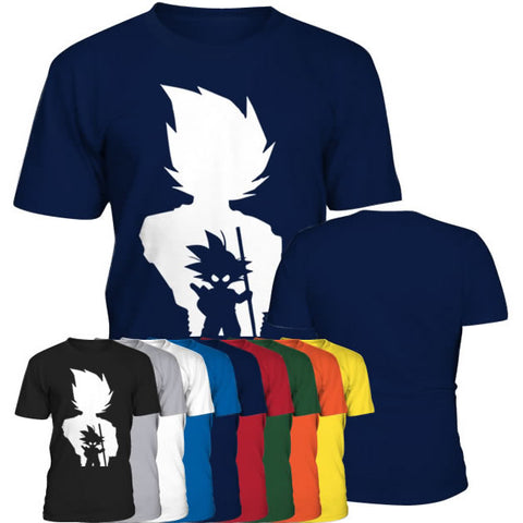 Tee shirt col rond futur sayan